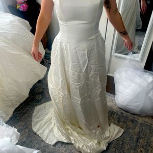 Vintage Jessica McClintock wedding dress